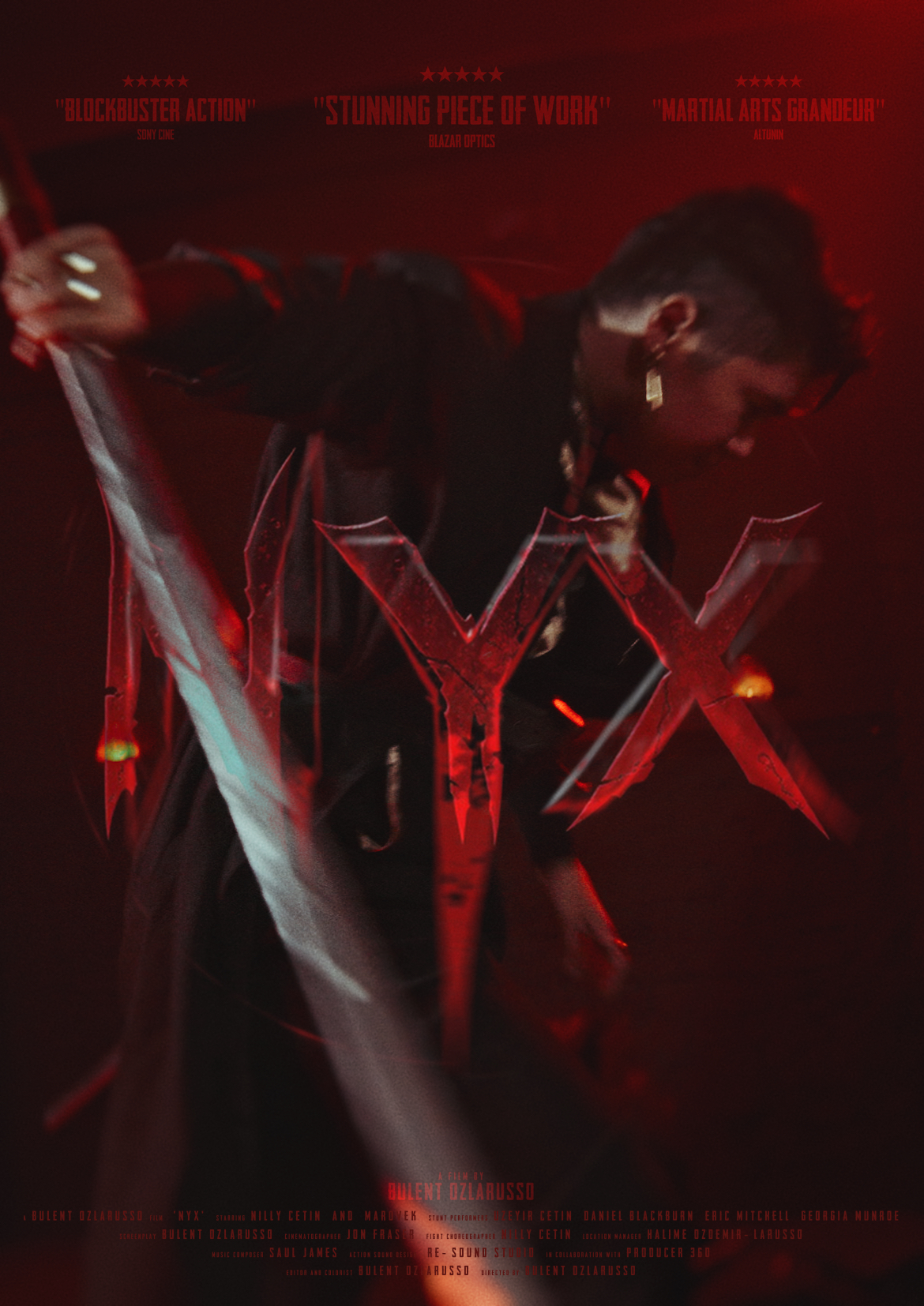 NYX Award Winning Martial Arts Action - Writer/Director Bulent Ozdemir-Larusso - Nilly Cetin - Blade Underworld