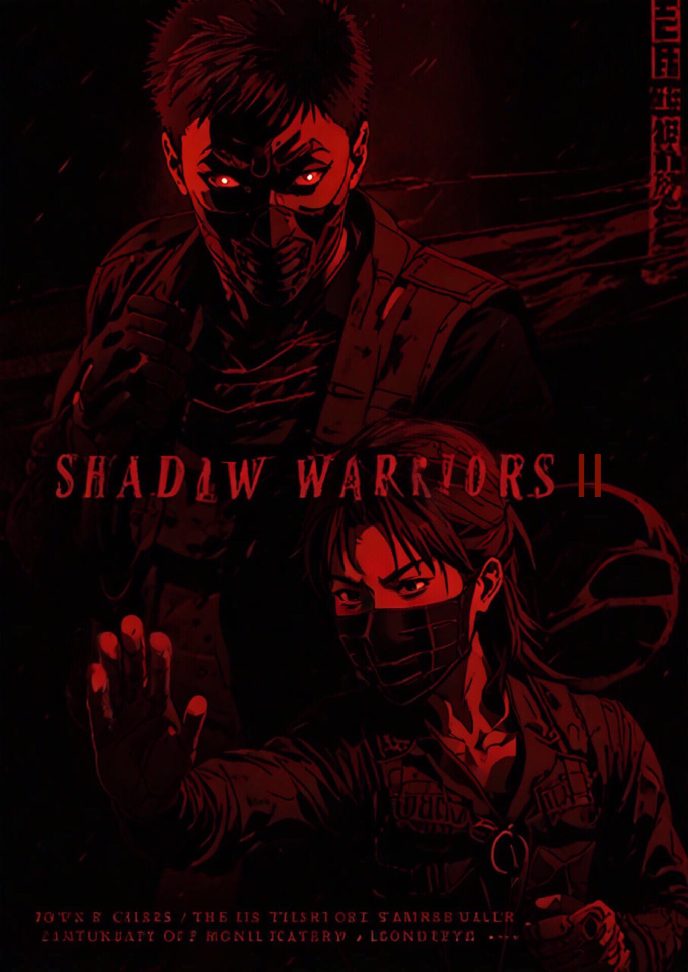 Shadow Warriors II Martial Arts Action Concept Poster